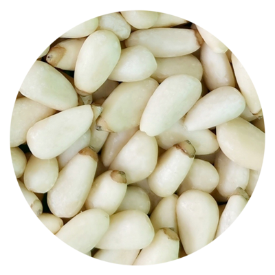 red pine nut kernels